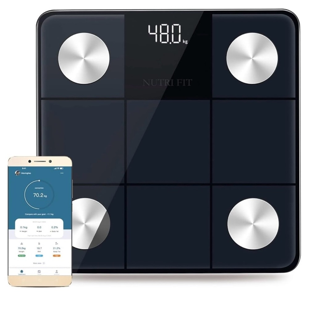 Nutri Fit Digital Body Scale in Black - NWT